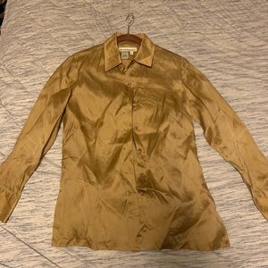 David brooks copper button up